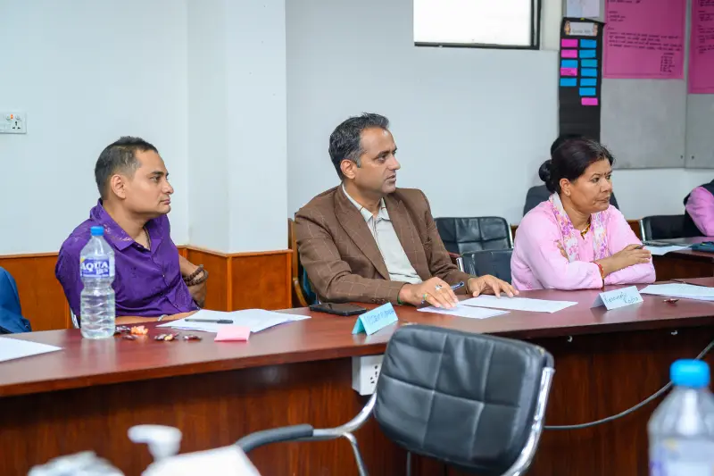 Training of Trainers session at Kathmandu University