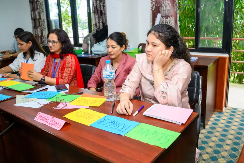 Training of Trainers session at Kathmandu University