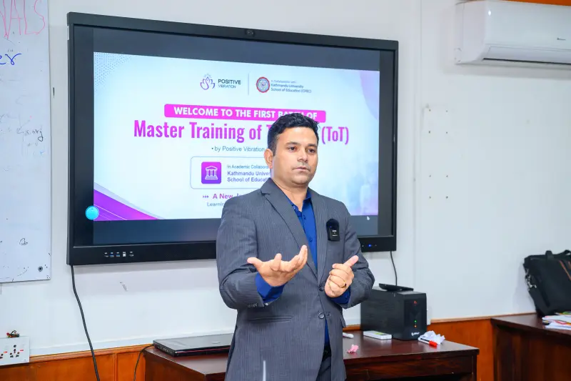Training of Trainers session at Kathmandu University